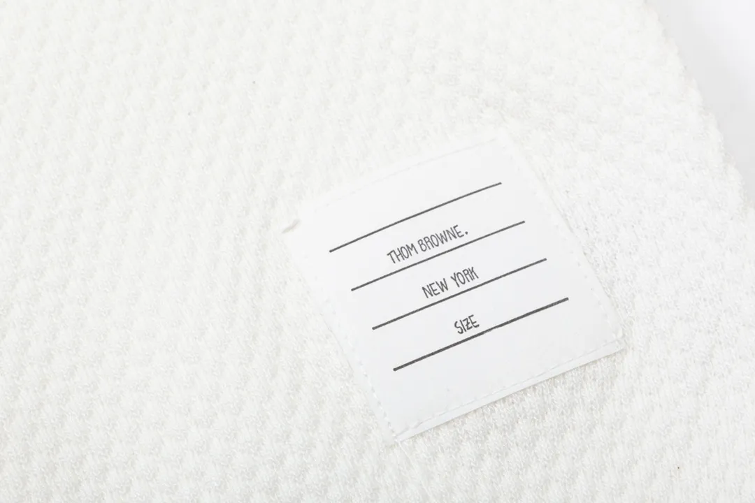 Thom Browne ➡️ POLO ， Retro Same Style Polo Versatile : White Size：M-3XL